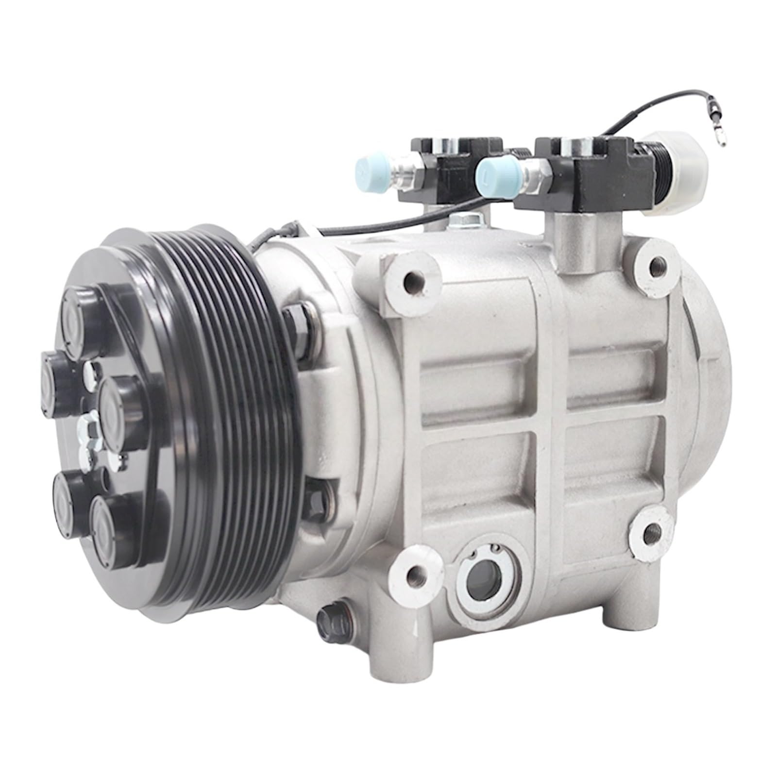 Jmcxwlaq 1Pcs Assy 24V 12V 24V Air Conditioner Ac Compressor Tm31 Tm-31 For Bus Qp31-1728 5050095 555555 781201044 834555 D053295 240103023 102736 8Pk