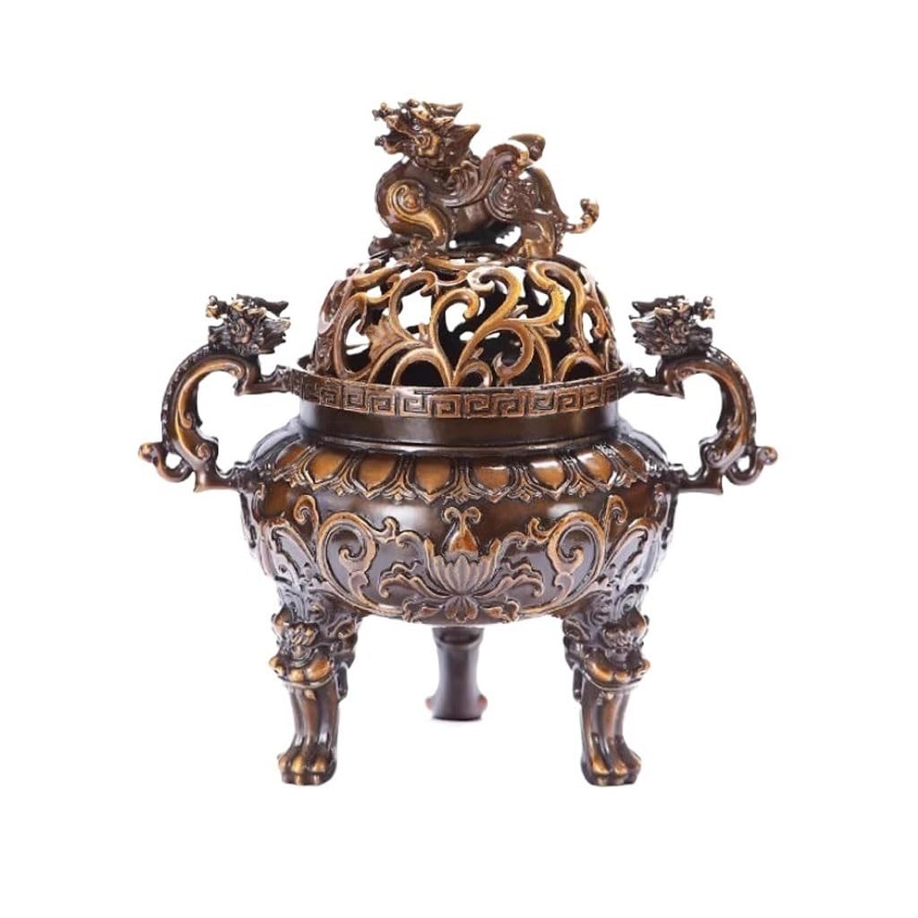 Incense Burner Antique-style Three-legged Incense Burner For Office, Study, Or Tea Table Waterfall Incense Burne