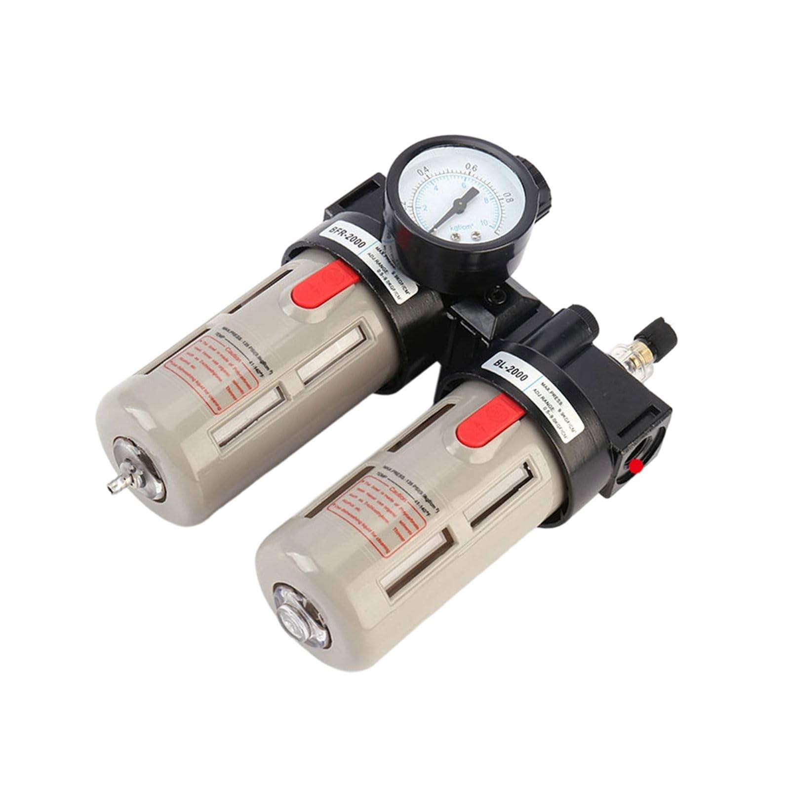 Pneumatic Filter Regulator Air Lubricator Air Source Pneumatic Oil Water Separator Filter Pressure Regulating Adapter Source Oil Water Separator