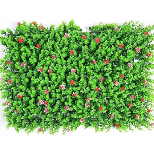 PandaHome Panel Seto Artificial Verde 40x60 cm – Césped Decorativo para Pared, Jardín, Balcón, Terraza, Valla, Interior y Exterior, Resistente a UV y Humedad, Fácil Instalación, Sin Mantenimiento