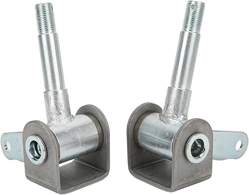 Juego de 2 soportes de husillo de aleación de acero derecha izquierda y derecha de 4.5 x 58 pulgadas, accesorios Go Kart para accesorios Go Kart