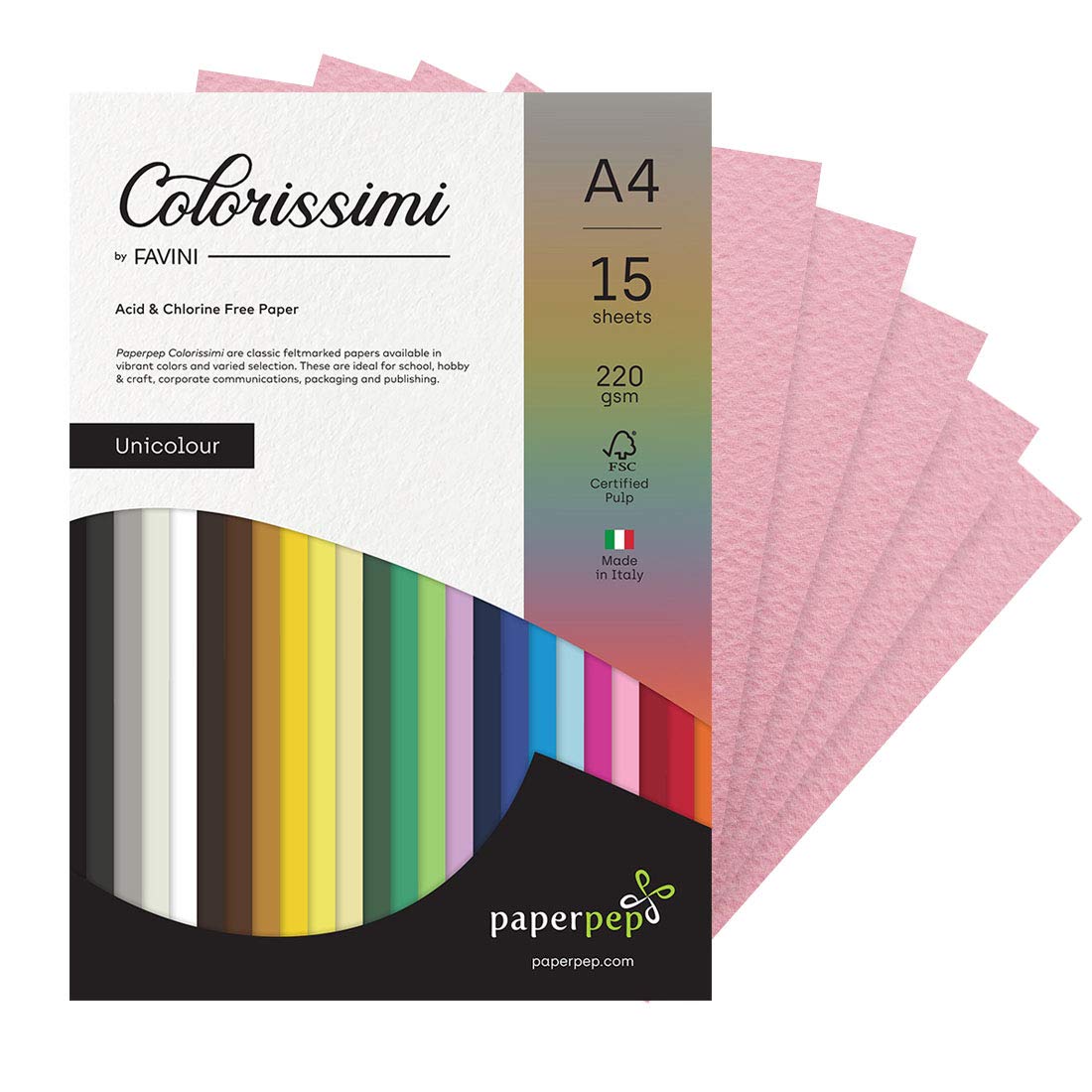 Colorful Card Stock - 24 Assorted Shades -14