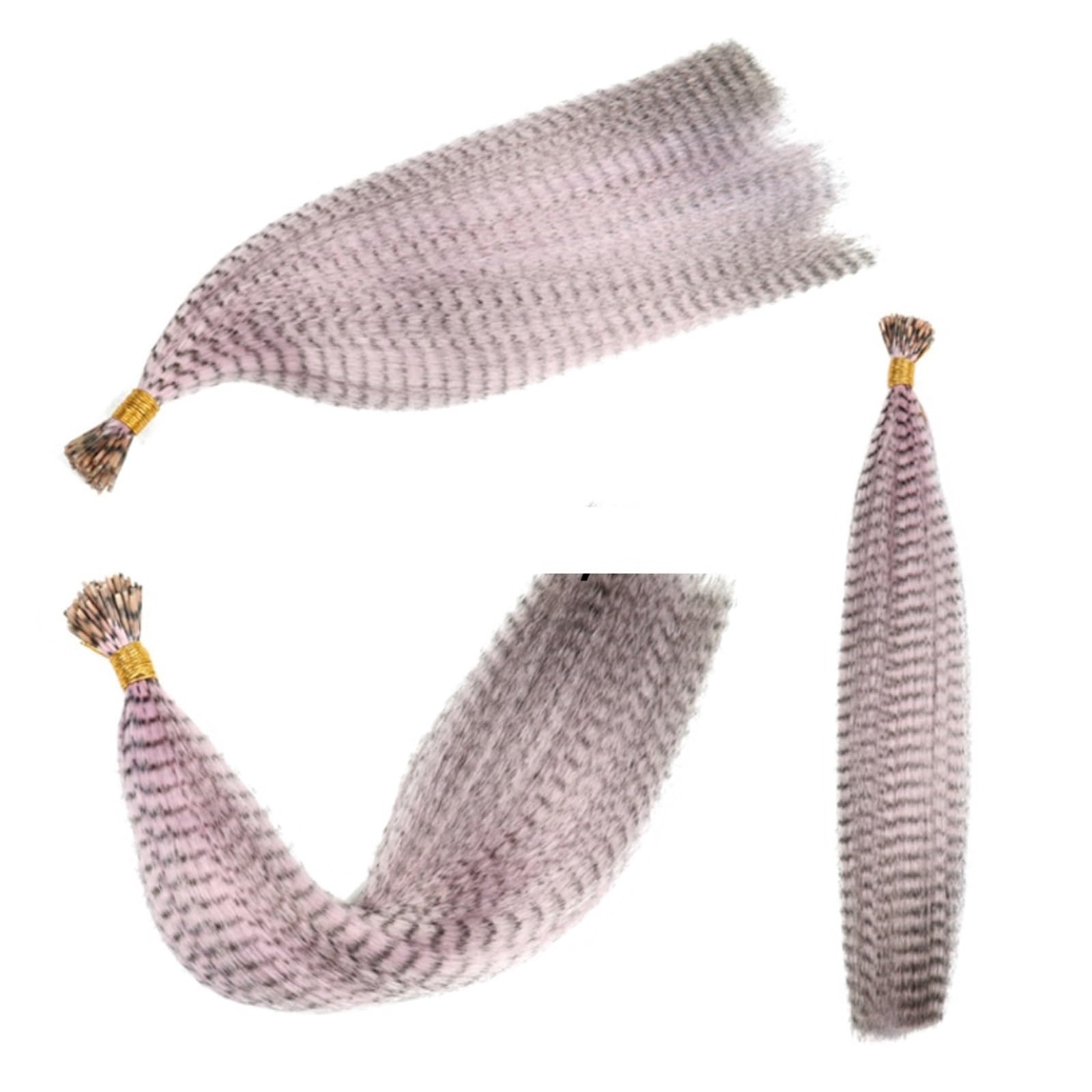 Extension de cheveux en plumes Plume for Extensions de Cheveux Synthétiques Longues Mèches Colorées d'Accessoires de Cheveux Postiche Arc-en-Ciel for Femmes (Color : 13, Size : 16inch 40cm)