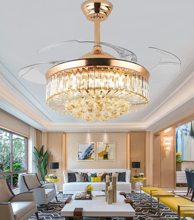 Ventilador de Techo 42" Con Luz LED, Control Remoto y 3 Velo miniatura 6