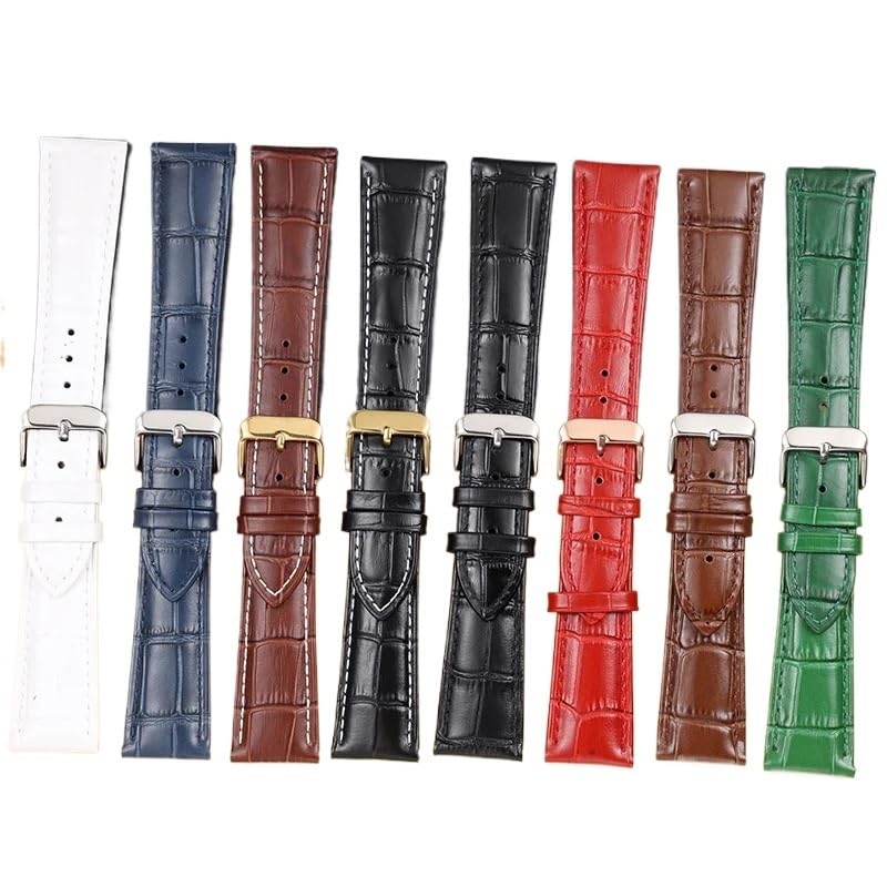 Correa de reloj de 18mm con hebilla sólida de acero inoxidable antidesgaste 6