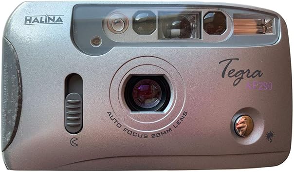 Halina Tegra AF290 35mm Film Camera Compact Point & Shoot Flash Auto Focus Motor
