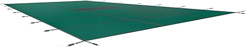 Vista 218 de WaterWarden Cubierta de seguridad sólida para alberca enterrada, cumple F1346 de la ASTM según UL, triple costura, con accesorios, 16 x 40 pies