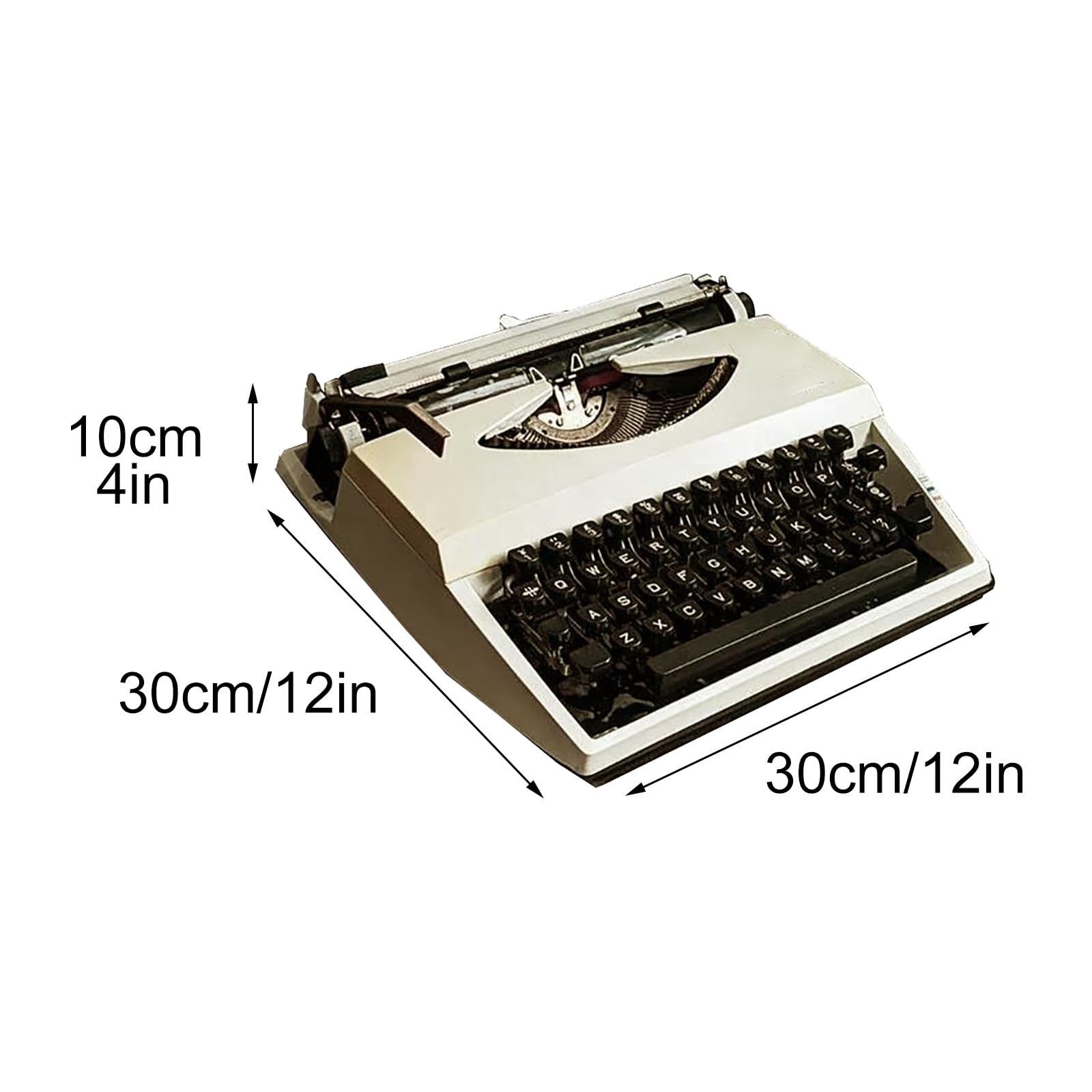 Old-Fashioned Traditional Portable Manual Typewriter, Old Typewriter Machine Antique Typewriters for Notes Or Letters Or Creative Writing