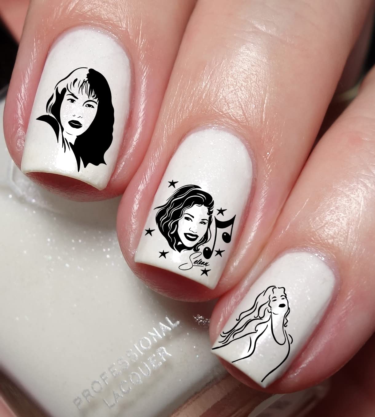 Selena Quintanilla Nail Art Decal Sticker