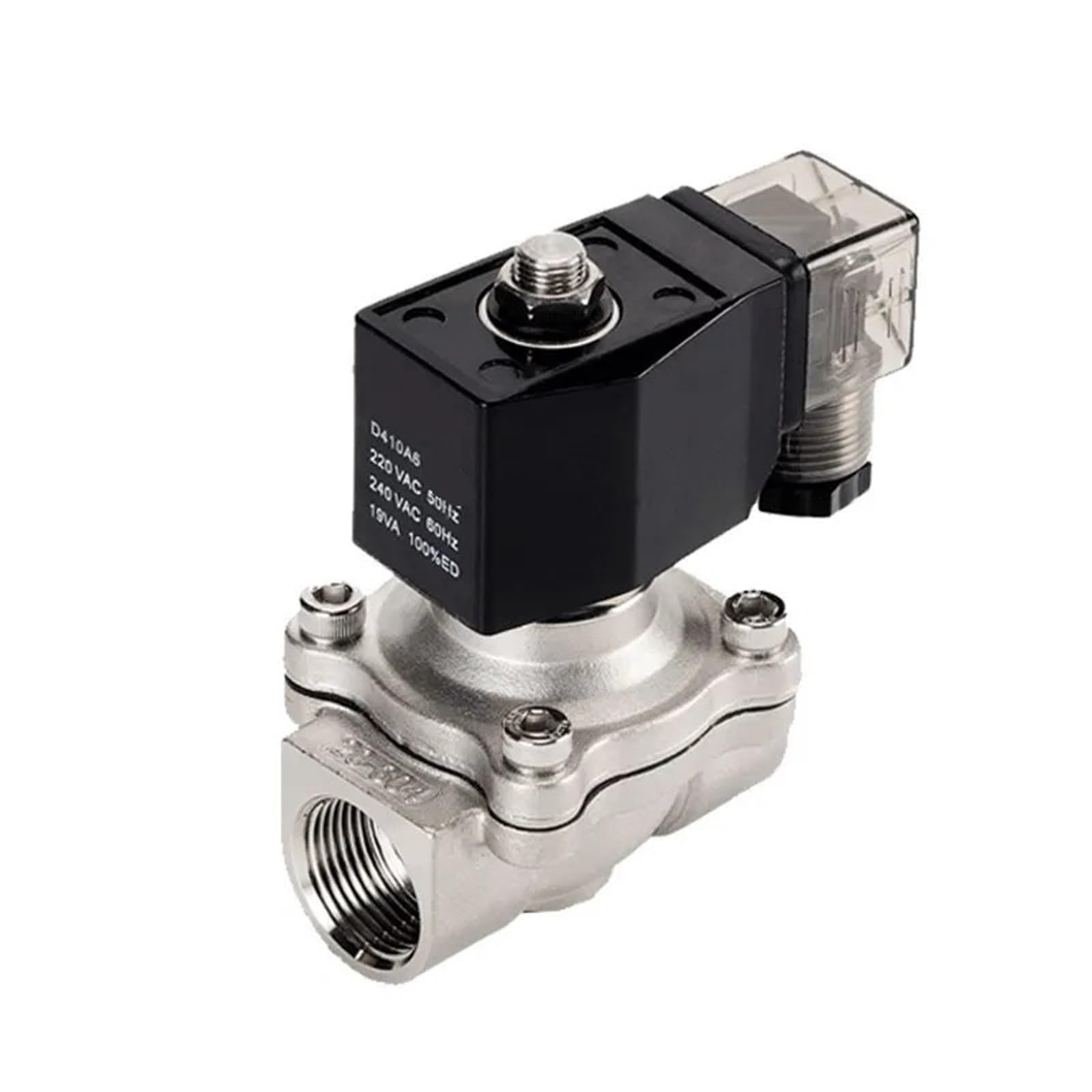 Électrovanne 3/8 pouce 230VAC NBR de haute précision pour fluides et plomberie