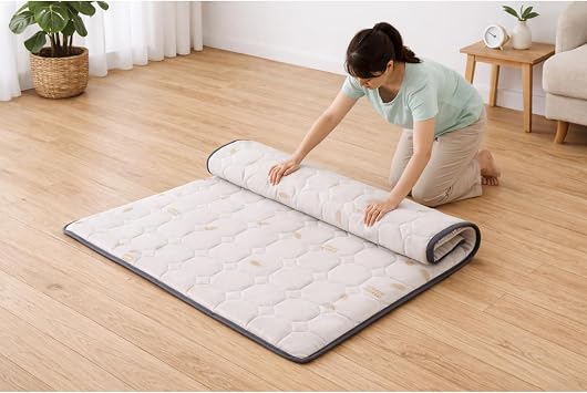 Artex Cotton Şilte 100x200 cm 5cm Sünger Yatak Pedi Topper Katlanabilir
