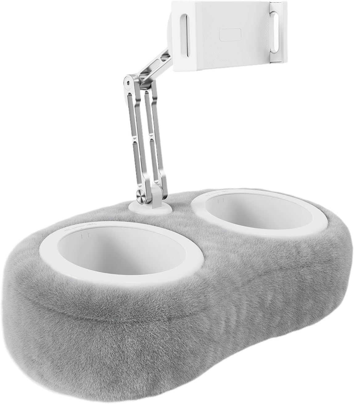 ベッド用 タブレットピロースタンド,回転式 スマホマウント | 回転式タブレットホルダー ベッド・ソファ・机で使用可能 滑り止めスマ