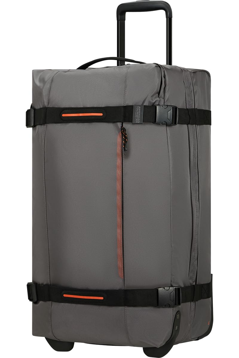 American Tourister Urban Track, Travel Bag with 2 Wheels, 68 cm, 84 L, Dark Grey