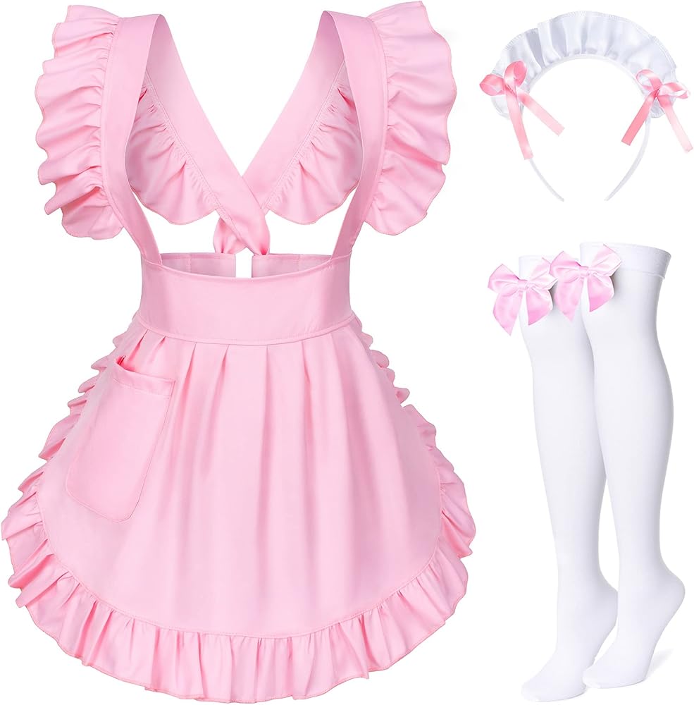 French Maid Apron And Hat
