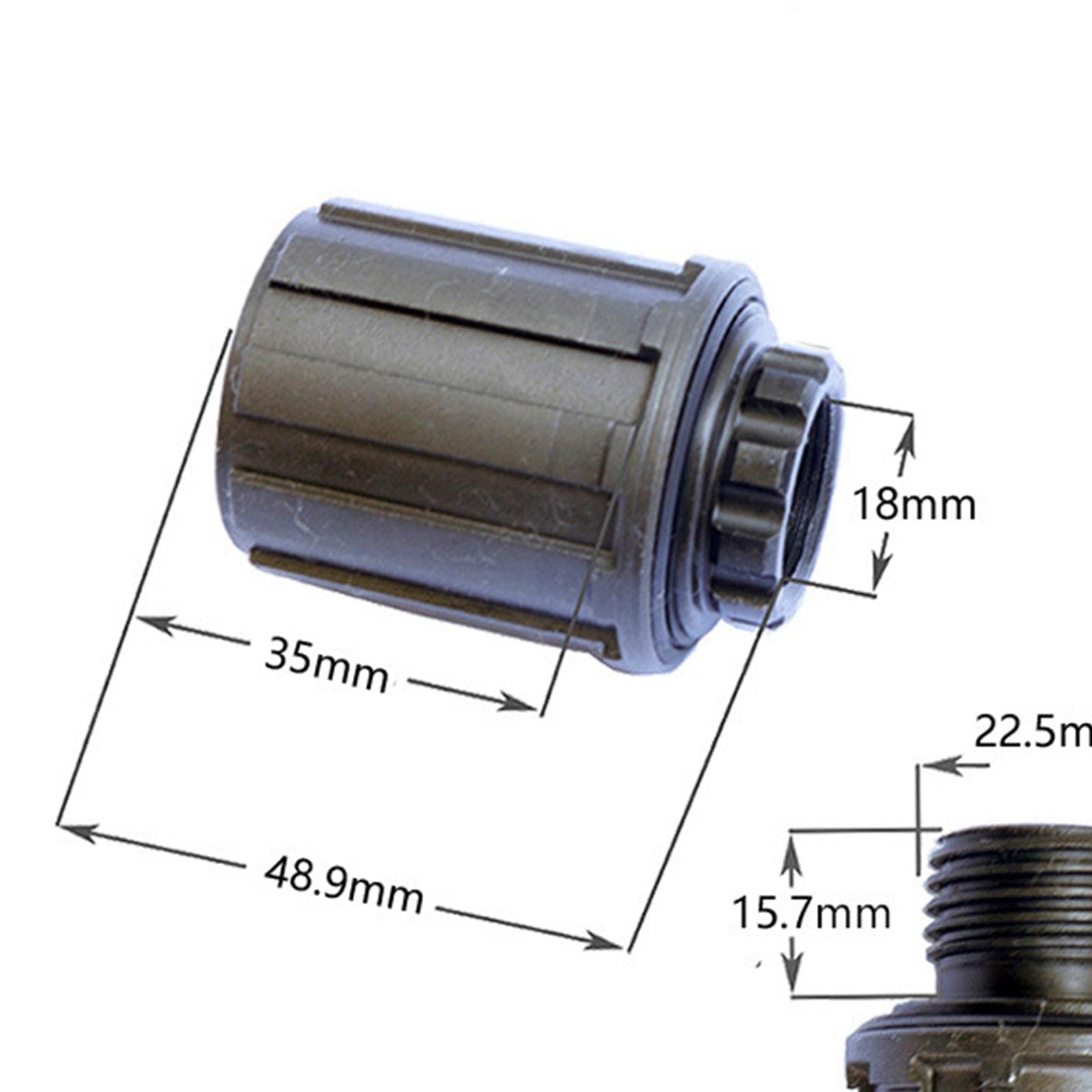 Garende Lightweight Road Bike Freehub Body 7/8/9/10 Speed, Cycling Accessories, Bicycle Free Hub Body, Cassette Flywheel, Plum Flower Bearing