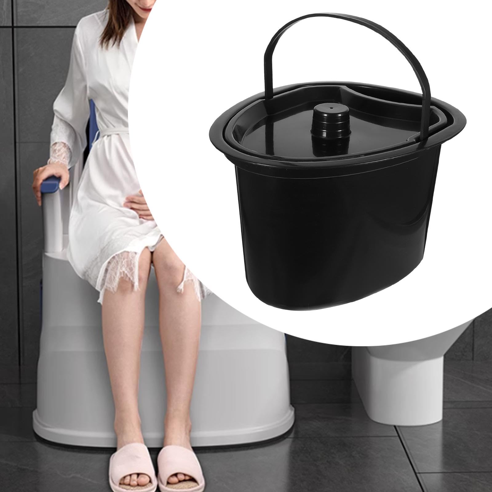 Secchio per, Vaso per, WC Da Comodino, Contenitore per, Vasino, WC Portatile