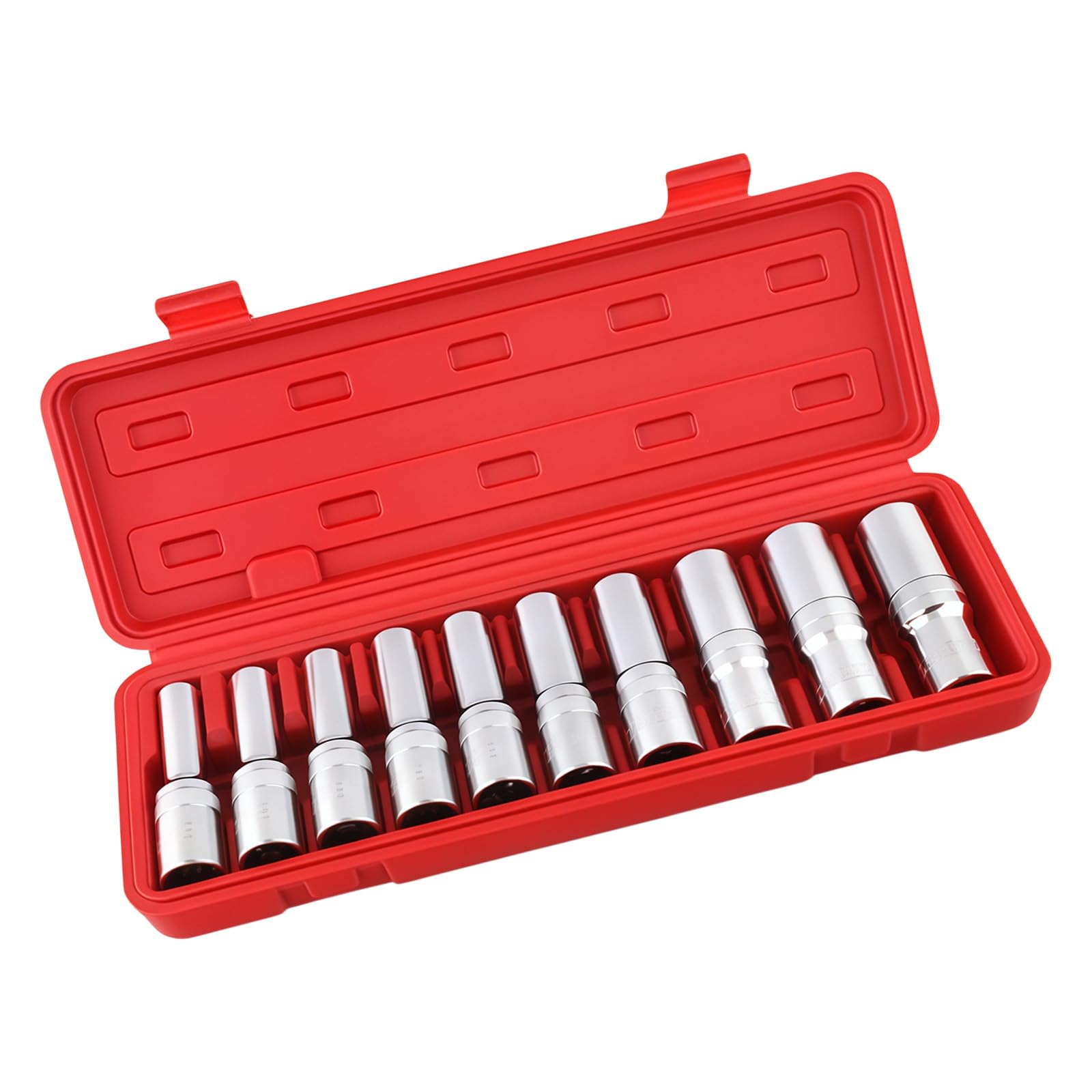 Laikoutd 10 Piece Set 10Pcs Long Reaches E Star Bit Socket Set Engineered For And Durability Star Socket Easy Access To Tight Space Outlets