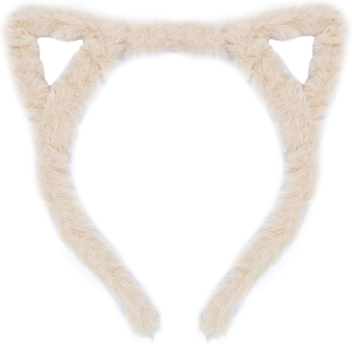 JAGETRADExxAnime Headband Cats Ear Hair Band Plush Hairhoop Cos-play Costume Winter Furry Headwear for Women Girl Sweet Hair Decors Cats Ear Plush Headband