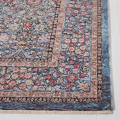 Tapete SAFAVIEH 8x10 Azul y Negro Diseño Contemporáneo miniatura 5
