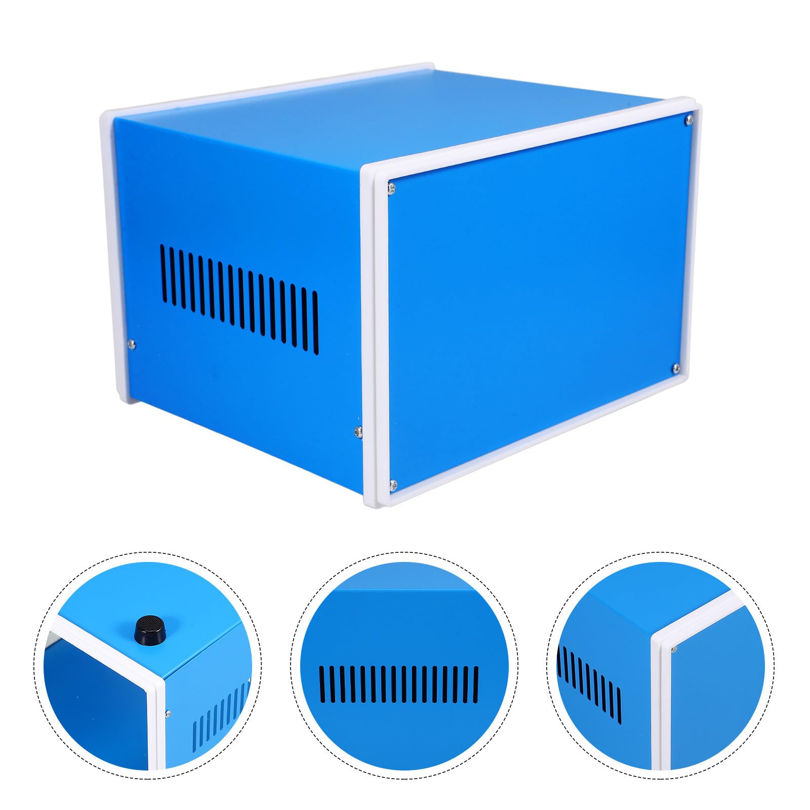 Levemolo Anschlusskasten Eisengehäuse 140X210X180mm Elektroprojektgehäuse Elektronikprojektkasten Metallgehäuse Robust Vielseitig Einsetzbar