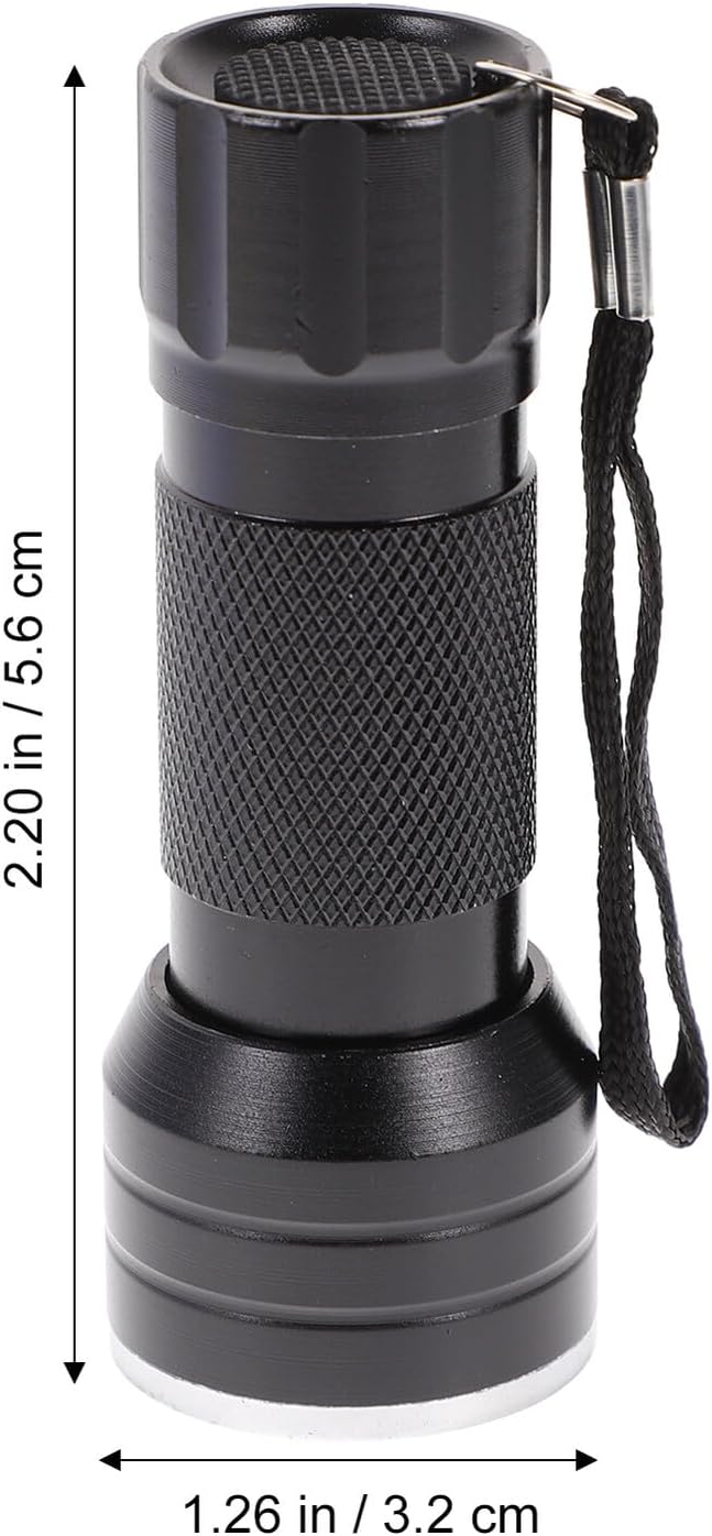 SOLUSTRE Car Air Conditioner Leak Test Flashlight Kit with UV Protective Glasses Refrigerant Leak Detector Tool Automotive Equipment