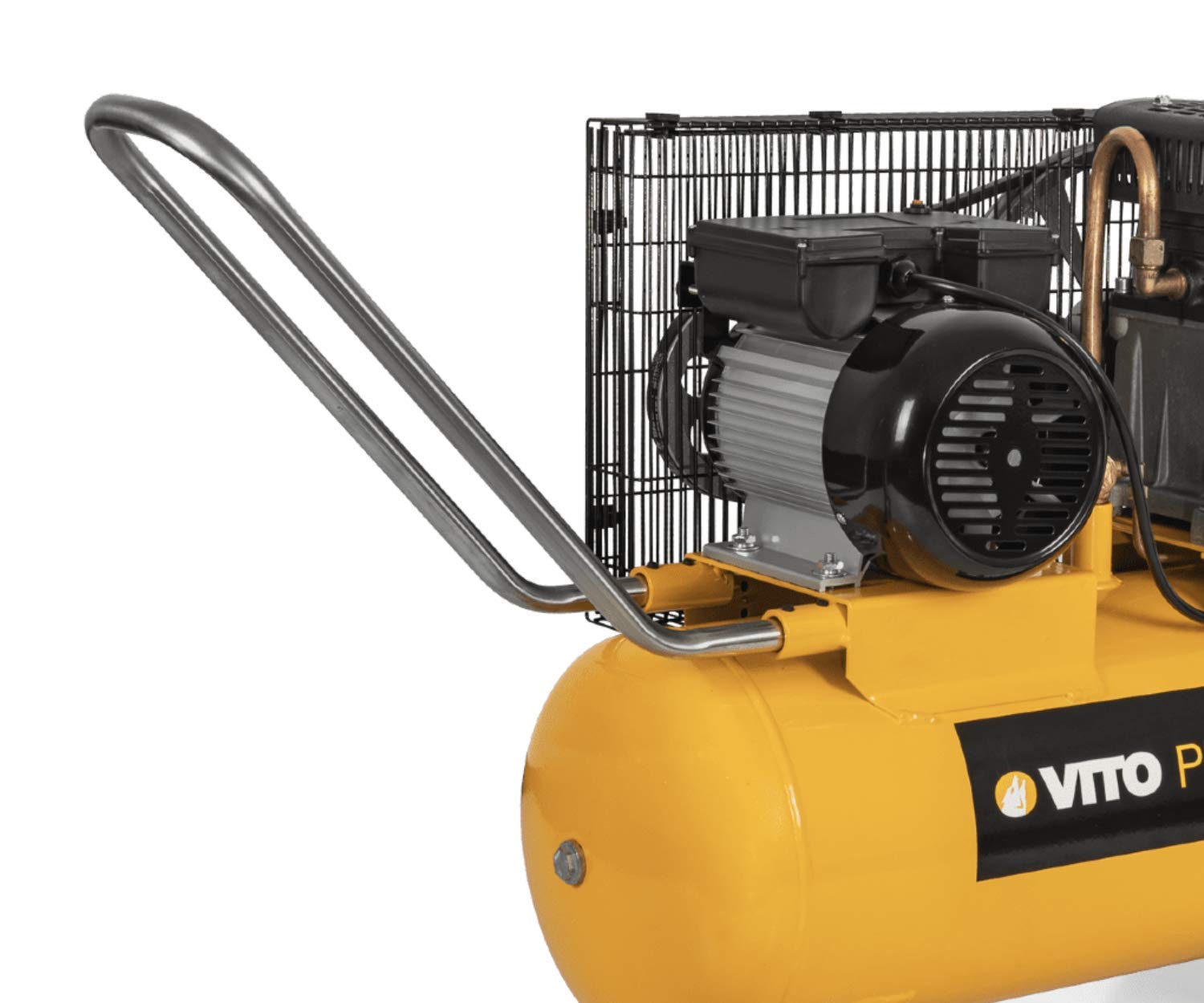 VITO - Kompresor pasowy 50 litrów 2,5 KM 1,9 kW 230V AC Ciśnienie 8 Bar
