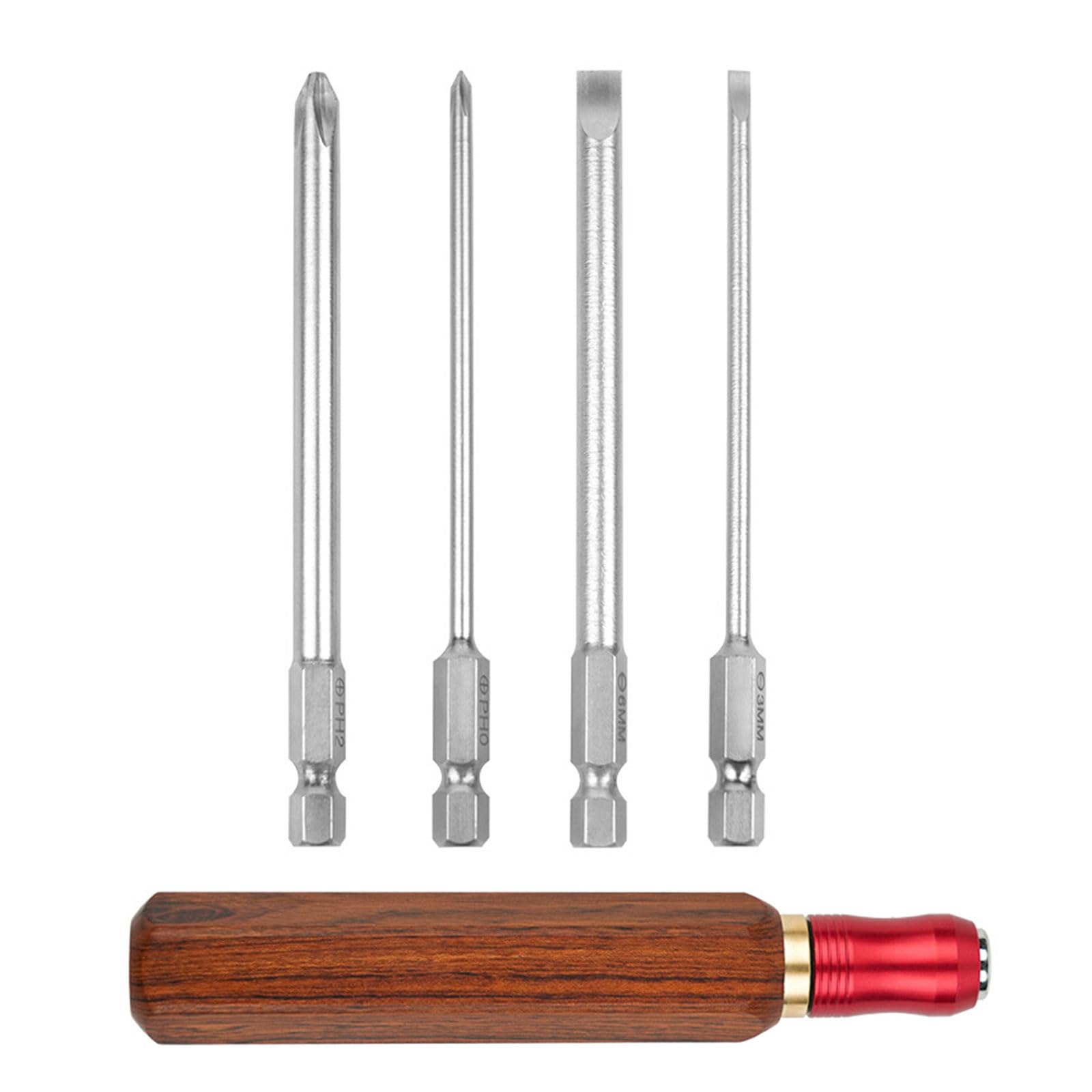 Tsophreniq 0123A Screwdriver Household Screw Driver Electrician Portable Repair Hand Tool Maintenance Job Ergonomic Grip Tip Screwdriver