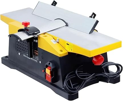 Woodworking Benchtop Jointers 6in 1800W Electric Wood Thicknesser Hand Planer Carving Power Tools Work Table High Performance