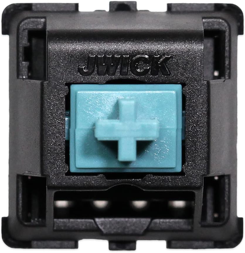 KPREPUBLIC JWICK V2 T1 Black Blue Tactile Switch 5pin RGB SMD 67g mx Switch for Mechanical Keyboard 50m POM PA66 Factory Pre Lubed Edition (JWICK T1 Switch x110)