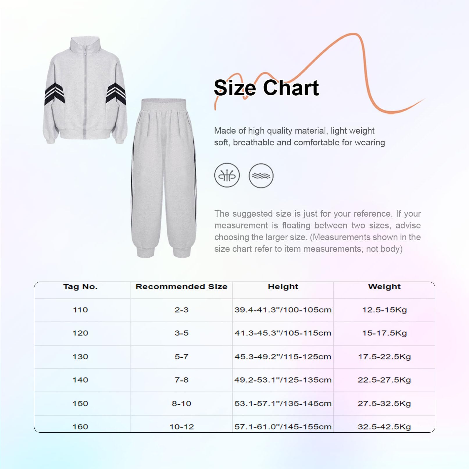 TiaoBug Chłopięcy dres treningowy, długa bluza i spodnie, spodnie do biegania, spodnie treningowe, regularny krój, dwuczęściowy strój sportowy