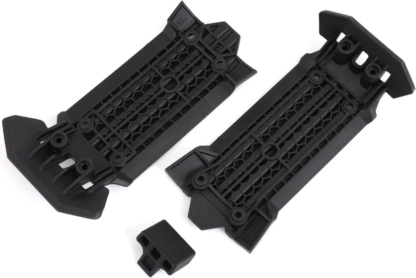Traxxas 7844 Skid Plate, Front (1), Rear (1)/ Rubber Impact Cushion (1)