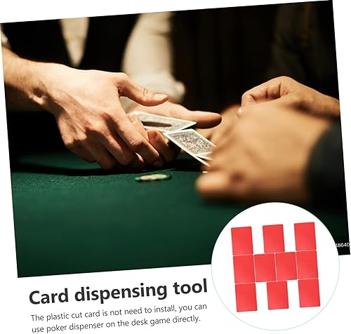 Miniatura 7 de ibasenice Dispensador de tarjetas de corte de póquer, herramienta universal, tarjetas de plástico, dispensador de póquer, botón de distribuidor,