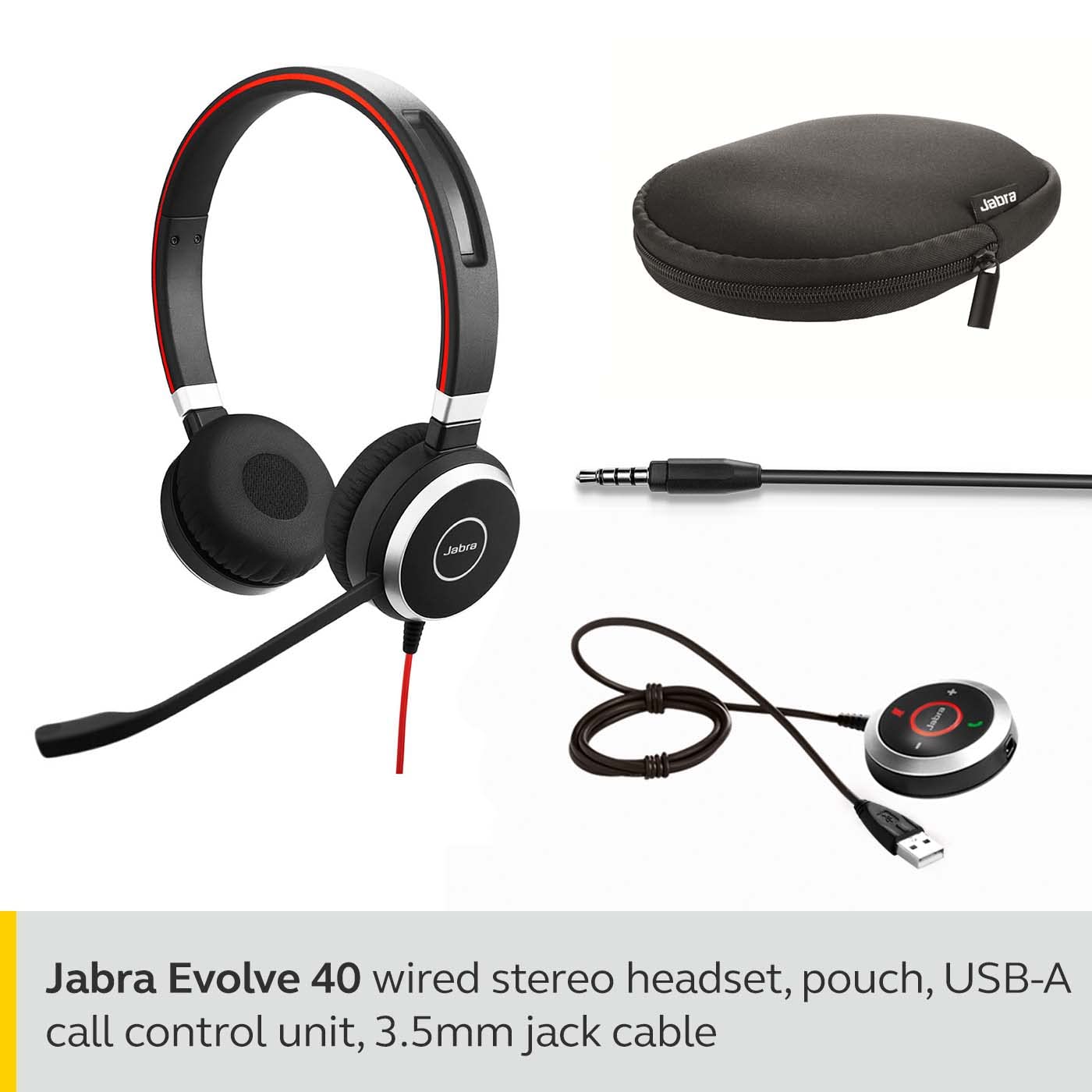 Jabra Evolve 40 UC Wired Over the Ear 
