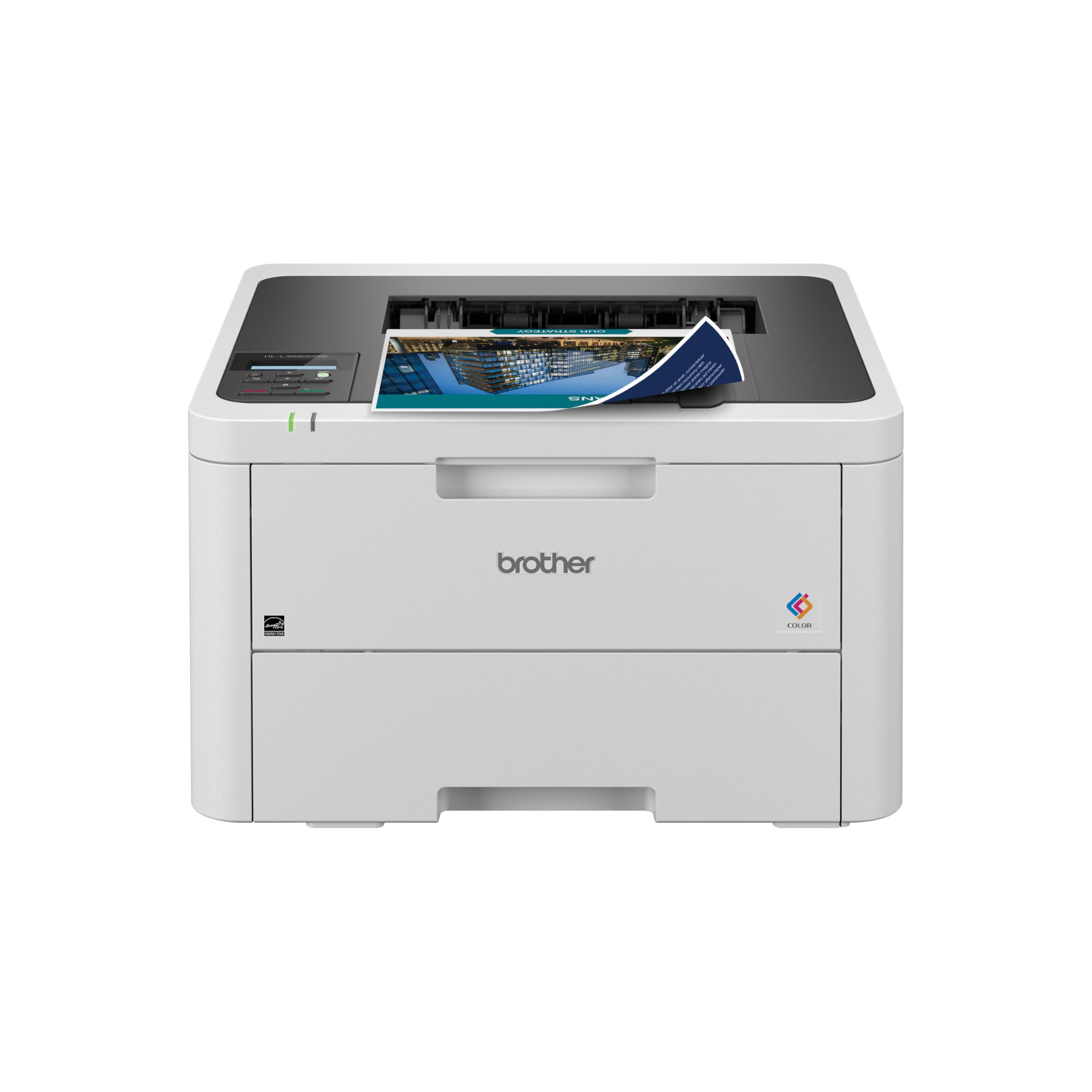 Brother HLL3220CDW Wireless Compact Color Laser Printer, Duplex and Mobile Device Printing | Includes 2 Month Refresh Subscription Trial¹, Amazon Dash Replenishment Ready (Renewed Premium)