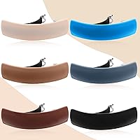 Vista 3 de WILLBOND 6 Piezas Pasadores de Cabello para Mujeres Pasadores Grandes para Cabello Clips Franceses Prendedor Broche Retro para Regalos de Mamá Oscuro