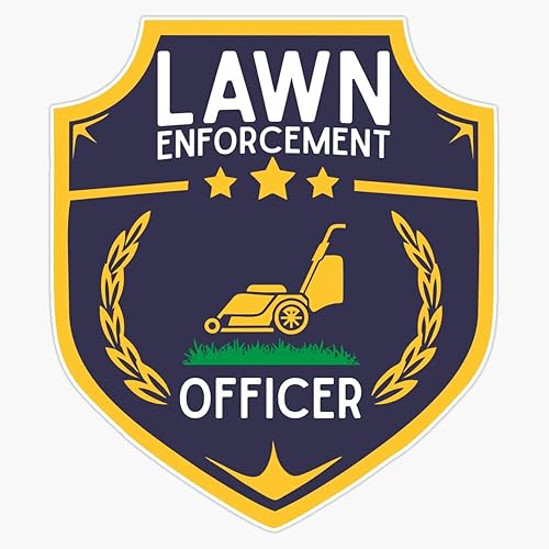 Calcomanía de vinilo divertida para agentes del césped, para jardinería, jardinería, corte, amante, regalo, 5 pulgadas