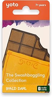 Yoto The Swashboggling Collection by Roald Dahl â€“ 7 Kids Audio Cards for Use Player & Mini All-in-1 Audio Player, Screen-Free Listening with Fun Playtime, Bedtime & Travel Stories, Ages 7+