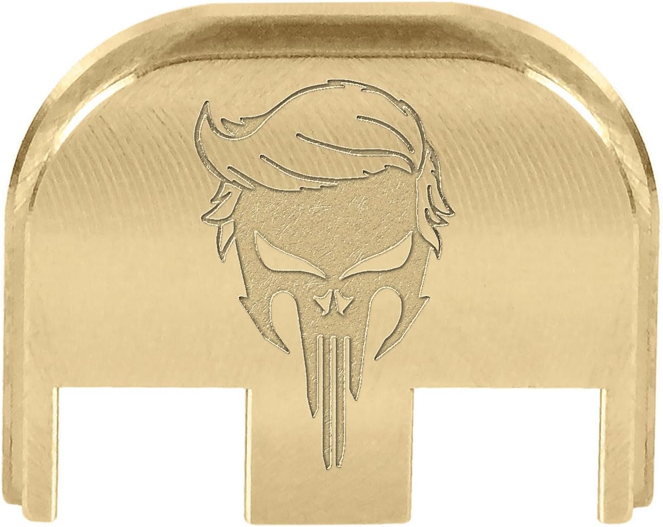 NDZ Performance Slide Back Plate for Glock Gen 5 Models 17 19 19X 22 23 26 27 34 45 47 - Laser Engraved Brass - 9mm/.40 - Custom Image & Color Fill Options - Made in USA