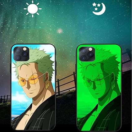Amazon Co Jp 電話ケース クール アニメ ロロノアゾロ ワンピース 漫画 超薄型 アンチスクラッチ 耐衝撃性 強化ガラスの裏表紙 発光電話ケース Iphone12 Promaxとの互換性 家電 カメラ