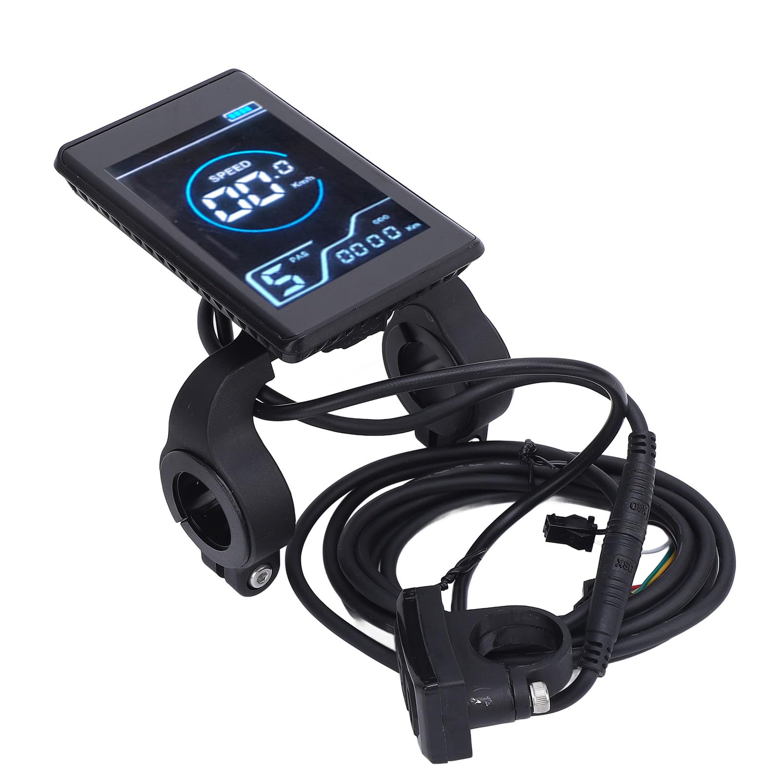 BuyWeek Kit Controller Brushless Bici Elettrica, 36V 48V 60V 450W 500W Controller Onda Sinusoidale in Lega di Alluminio Centralina Bici Elettrica con Pannello LCD