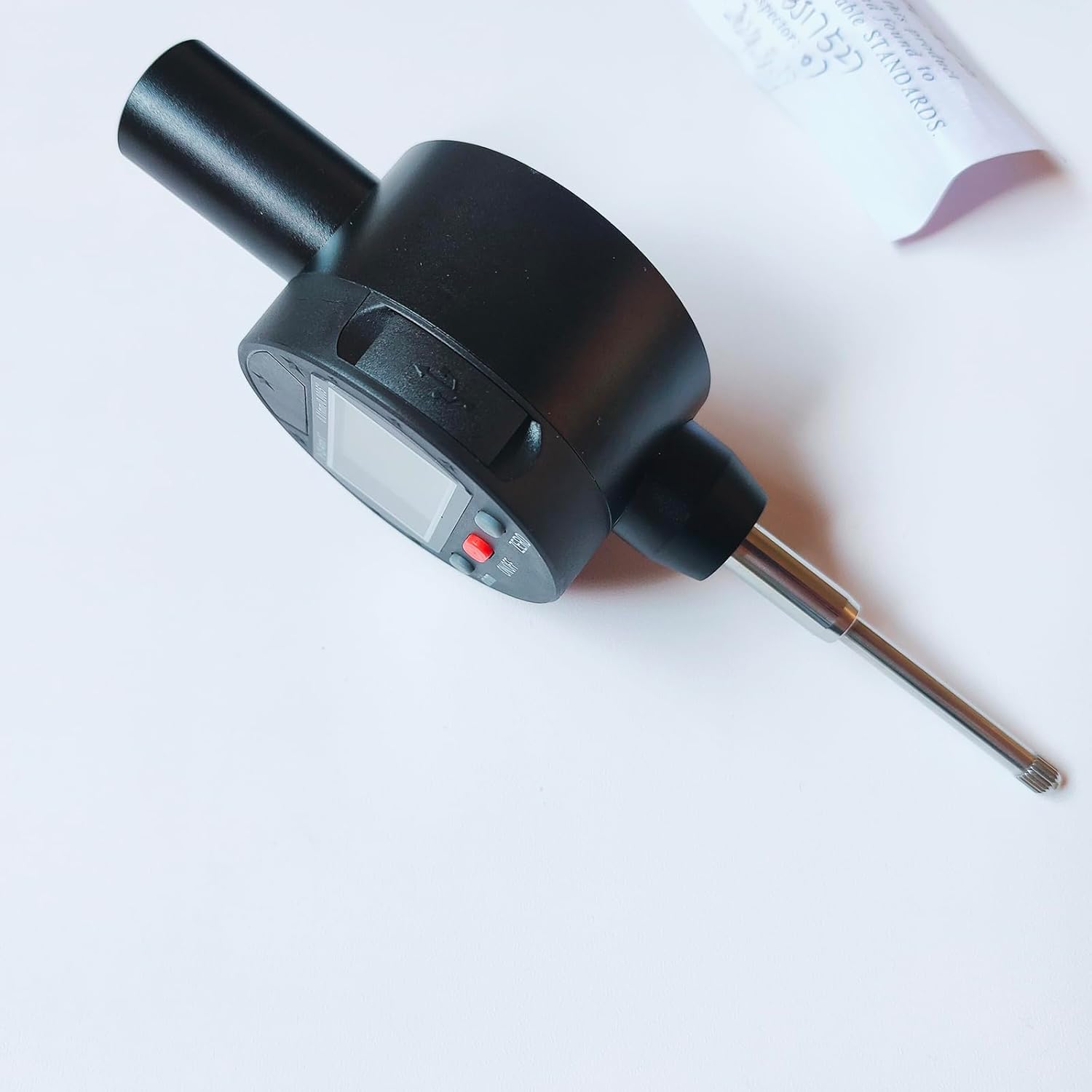 Electronic Digital Dial Gauge, Digital Dial Indicator Accuracy 0.01mm/0.0005inch, Measurement Indicator 0-1 inch/25.4 mm,for Industrial, Mechanical and 3D Printers.(Percent 25mm)