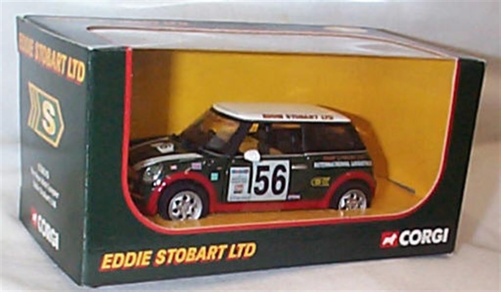 Corgi MINI C00PER Eddie Stobart Rally Vehicle 1:36 scale Diecast Model