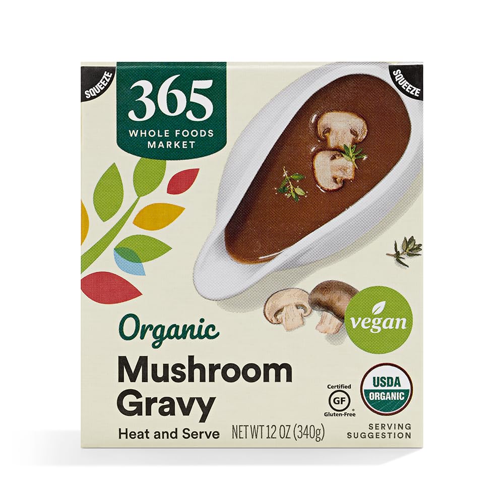365 by Whole Foods Market, Organic Mushroom Gravy, 12 Ounce