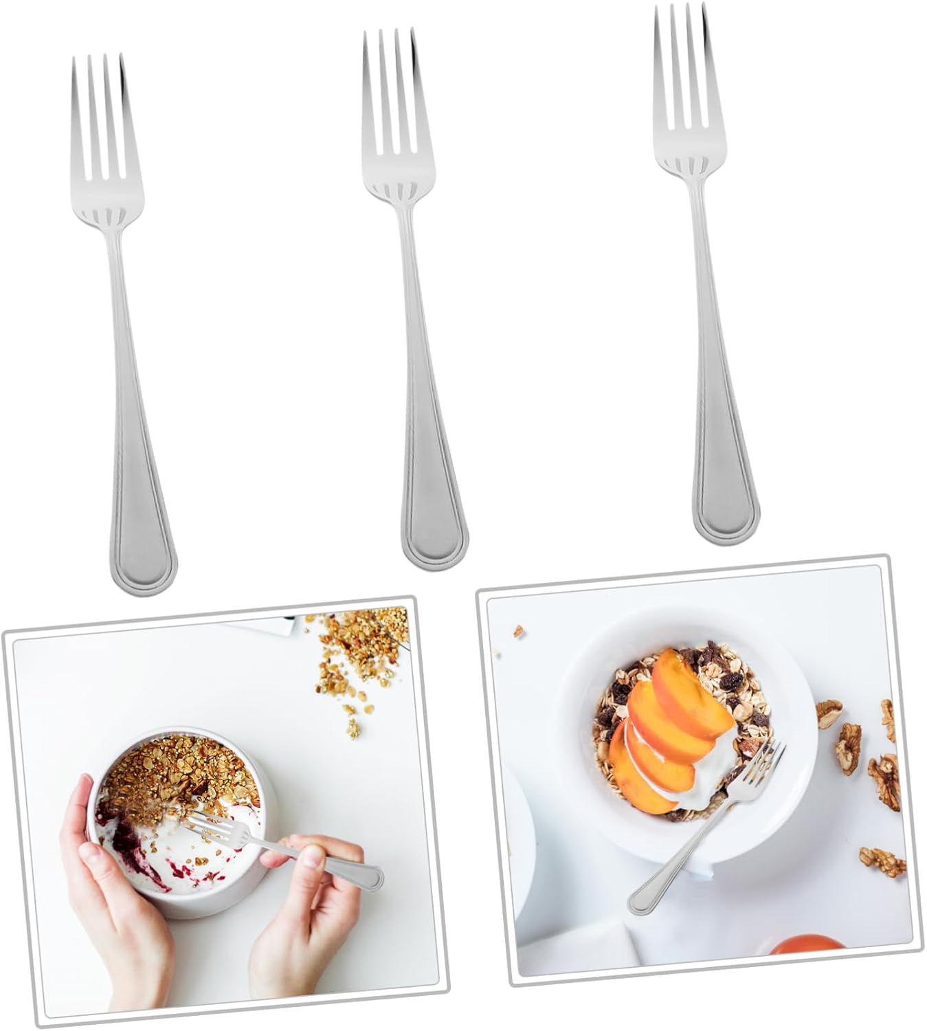 MAGICLULU 9pcs Multi-function Fruit Forks Dessert Forks Portable Household Dessert Accessory Wear-resistant