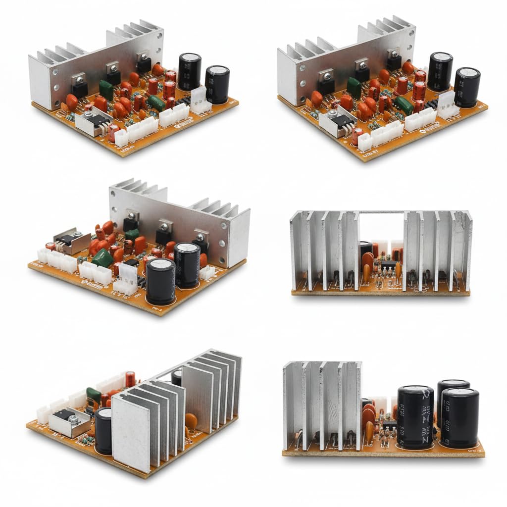 TDA2030 3TR 2.1 Home Theater 60 Watt Audio Amplifier Circuit Board High Power DIY Amplifier Module — Amazon image 3