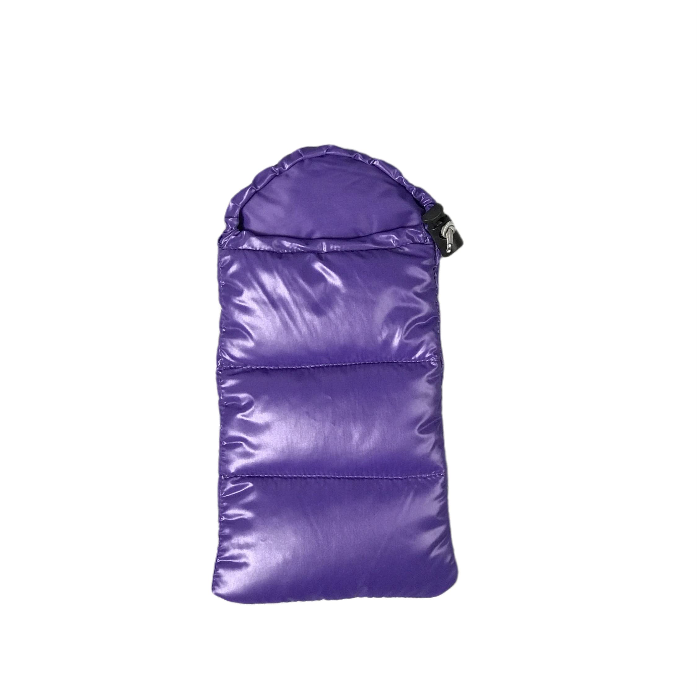 Jolmo Lander Mini Down Sleeping Bag for Mobile Phone Camera Puffer Phone Bag Case Purple
