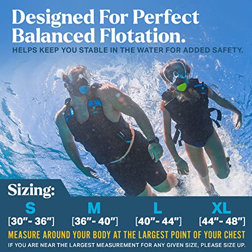 Seaview Palawan, Premium Snorkel Vest For Adults. Inflatable Life Vest, Snorkeling Vest. Great For Low Impact Water Sports. Balanced Flotation, Secure Lock, Comfort Fit. #TOP4