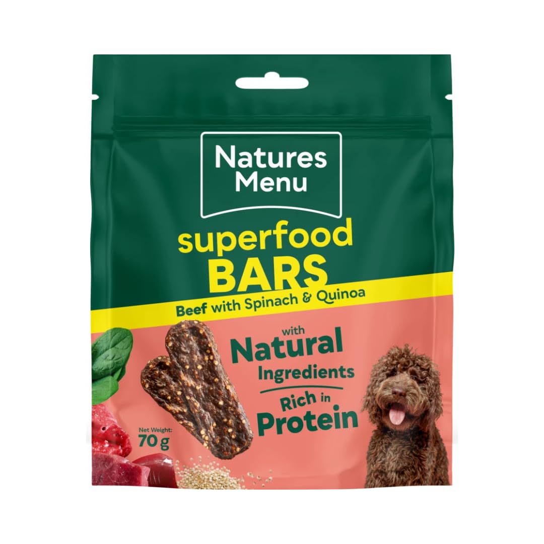 Natures Menu - Country Hunter Superfood Bars Beef - 70gr