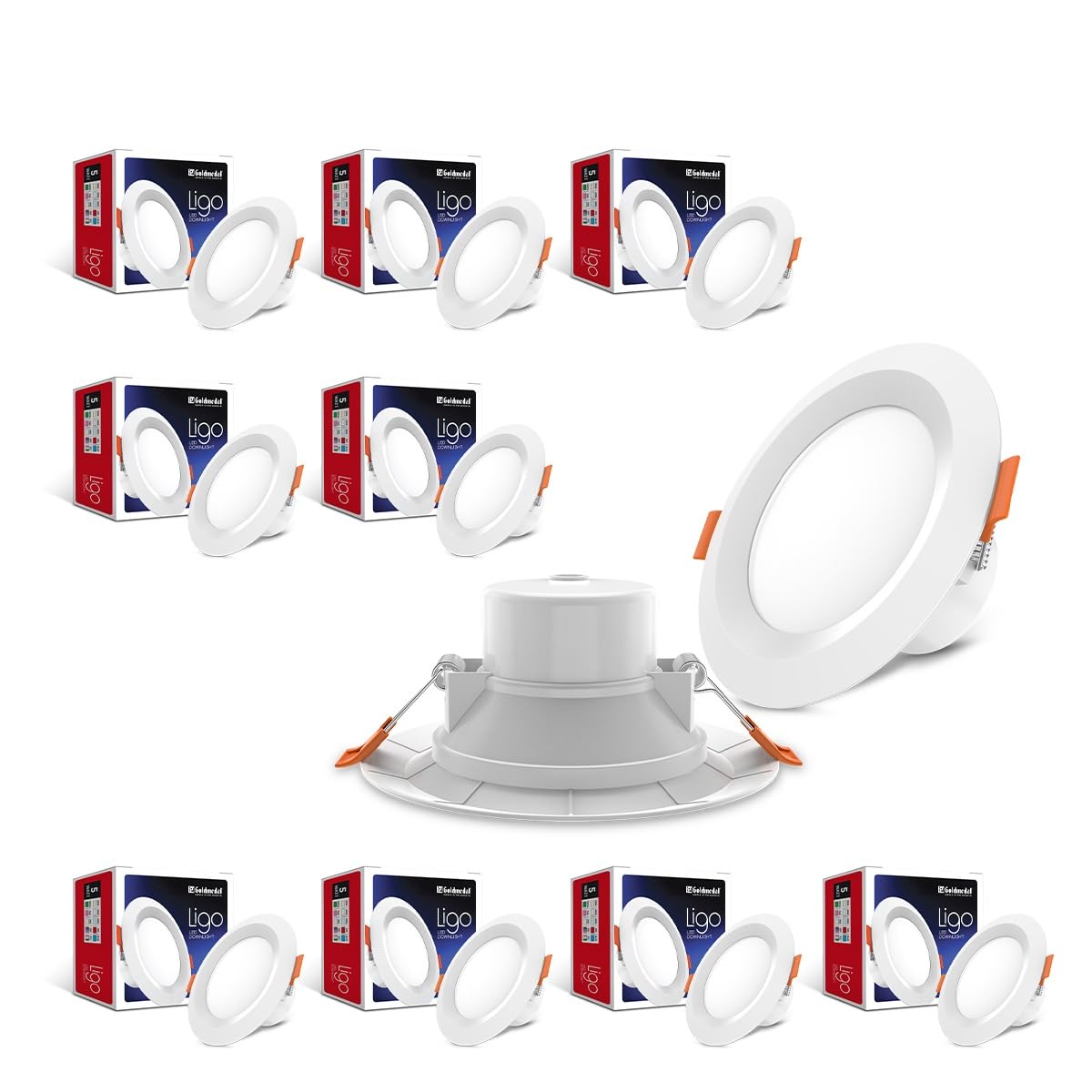 Goldmedal Ligo LED Downlights - Color Changing & Energy Efficient -12