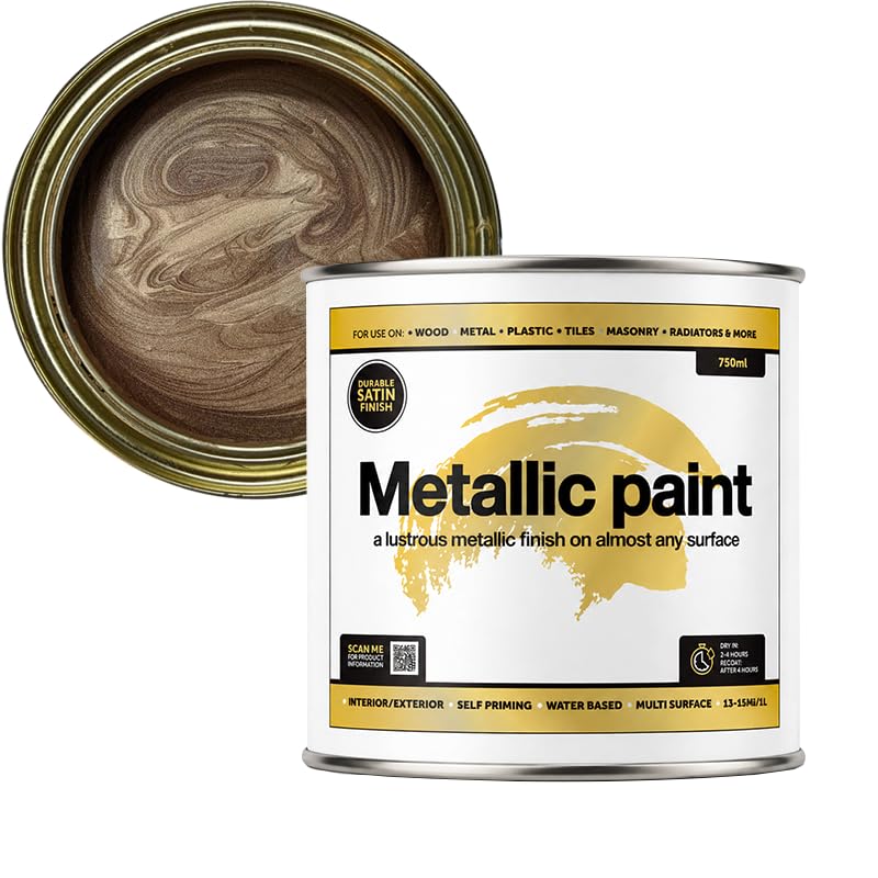 Colour Centre Metallics Paint (Rose Gold 6, 2.5 Liters)
